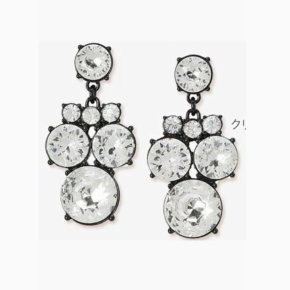 NWT Kate Spade Steal the Spotlight Gold Crystal Chandelier Drop Earrings - Picture 1 of 3